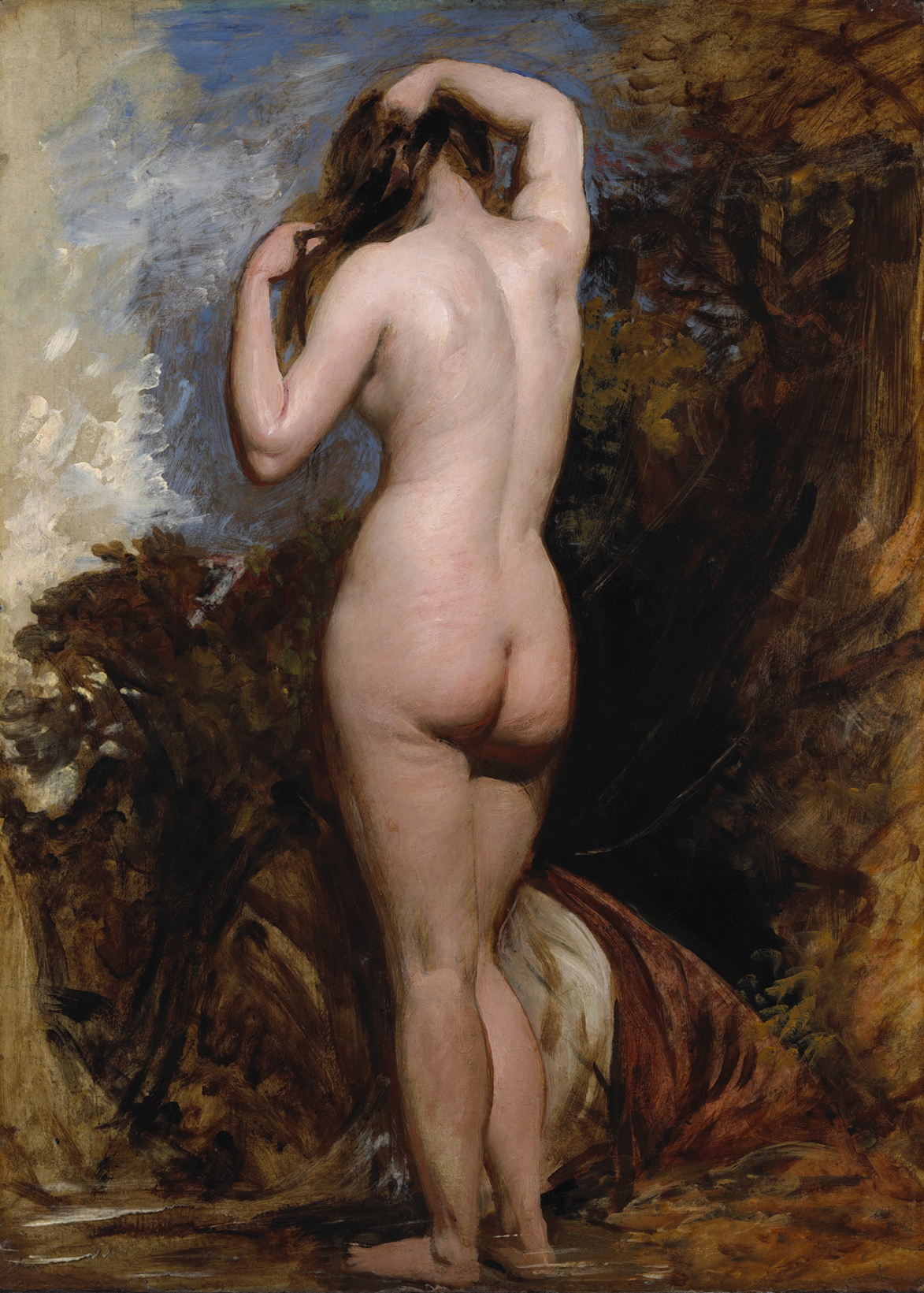 54. Standing Female Nude from Behind